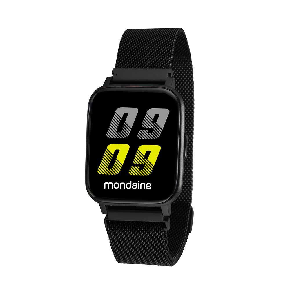 Smartwatch Mondaine Unissex Malha de Aço Preto 16001M0MVNY1