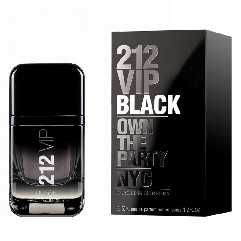 Perfume Masculino Carolina Herrera 212 Vip Black Men 50ml